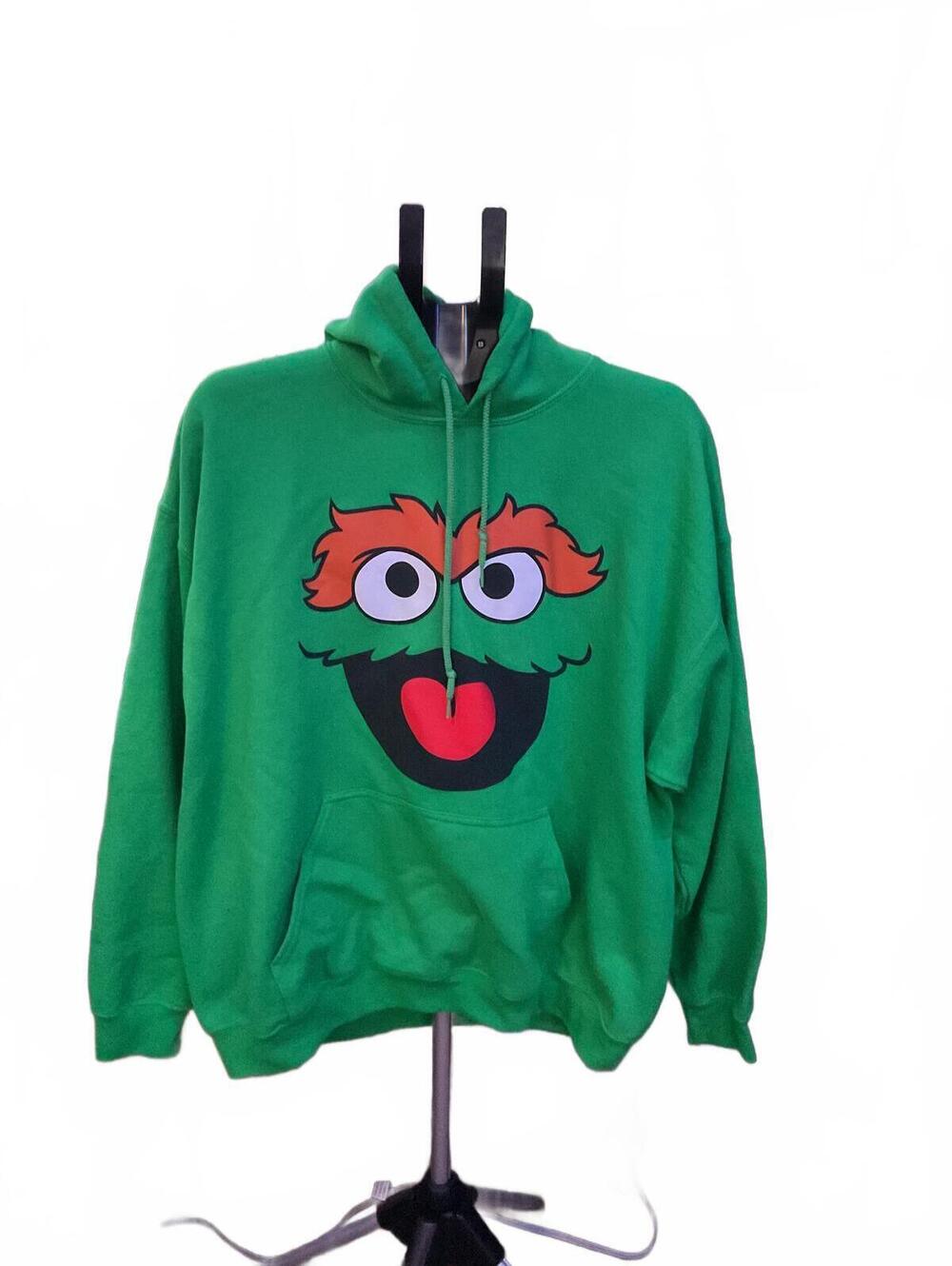Sesame Street: Oscar the Grouch Graphic Hoodie - Size XL
